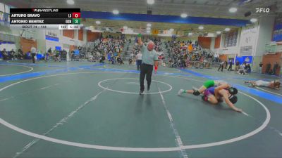 144 lbs Champ. Round 1 - Antonio Benitez, Eisenhower vs Arturo Bravo, La Sierra
