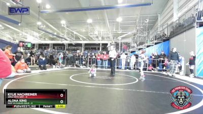 50 lbs Semis (4 Team) - Kylie Nachreiner, Girls With Grit vs Alona King, East KS Eagles Gold