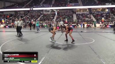 110 lbs Cons. Round 3 - Nayelli Carter, Maize vs Deja Giles, South Central Punishers