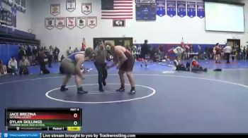 285 lbs Cons. Round 3 - Jace Brezina, Natrona County vs Dylan Skillings, Thunder Basin High School