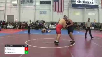 285 lbs Round Of 16 - Broderick Reese, Metro Mat Club vs Nikolas Cantero, Royal Regime