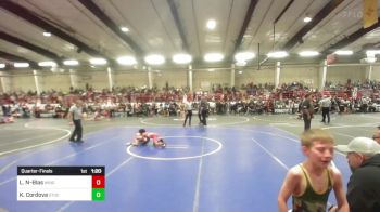 57 lbs Quarterfinal - Leo Nguyen-Blas, Mingus Mountain Wrestling vs Kaius Cordova, Stout Wr Acd