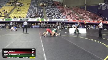 133 lbs Placement (4 Team) - Cael Woods, Tiffin vs Alex Fernandez III, King