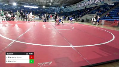 113-A lbs Rr Rnd 3 - Jacob Blankenship, MWC Wrestling Academy vs Easton Olson, Sanderson Wrestling Academy