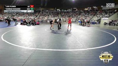 B3A-126 lbs 3rd Place Match - Konrad Kosanke, Crossings Christian vs Luis Flores, Kiefer
