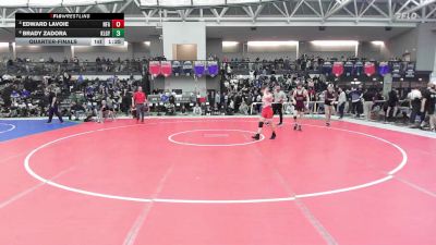 138 lbs Quarterfinal - Edward Lavoie, Norwich Free Academy vs Brady Zadora, Killingly
