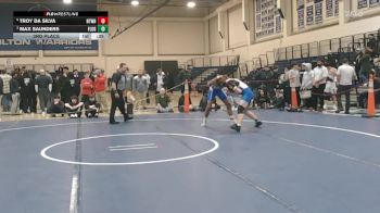 165 lbs 3rd Place - Troy Da Silva, Newtown vs Max Saunders, Fairfield Ludlowe