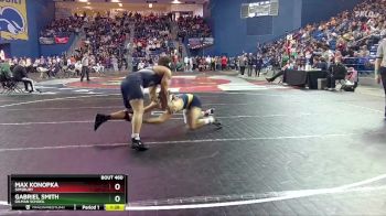 190 lbs Champ. Round 1 - Gabriel Smith, Gilman School vs Max Konopka, Simsbury