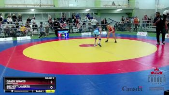 38kg Round 5 - Grady Howes, Kingston WC vs Beckett Lavertu, Jr Huskies