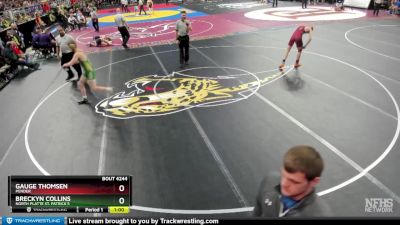 Cons. Round 2 - Breckyn Collins, North Platte St. Patrick`s vs Gauge Thomsen, Pender