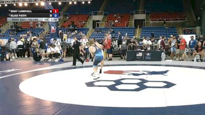 100 lbs Semis - Shay Lundvall, Iowa vs Elias Faith, Indiana