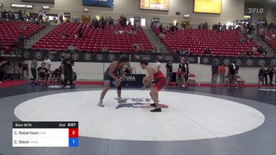 92 kg Cons 16 #2 - Cole Robertson, Ohio Regional Training Center vs Christian Slack, Wasatch Wrestling Club