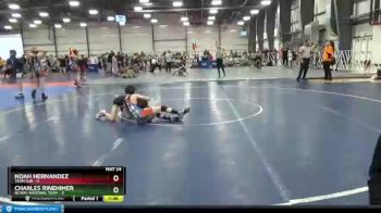 76 lbs Round 5 (6 Team) - Charles Rinehimer, NCWAY National Team vs Noah Hernandez, Team NJB