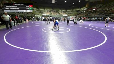 159 lbs 5th Place - James Curoso, Clovis vs Nick Hernandez, Highland HS