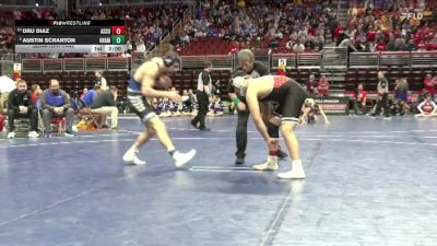 2A-190 lbs Quarterfinal - Dru Diaz, Assumption, Davenport vs Austin Scranton, Anamosa