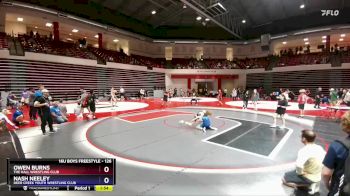 126 lbs Cons. Semi - Owen Burns, The Hall Wrestling Club vs Nash Neeley, Deer Creek Youth Wrestling Club