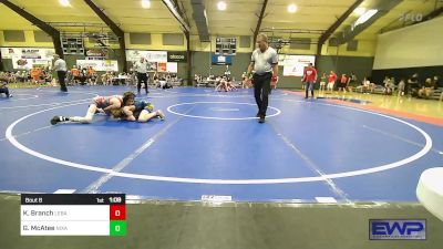 97-106 lbs Rr Rnd 2 - Kaleb Branch, Lebanon Yellowjacket vs Gavin McAtee, Nixa Youth Wrestling