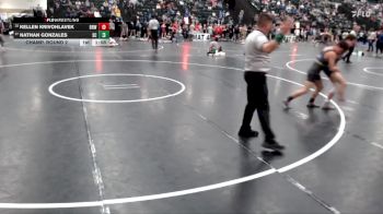120 lbs Champ. Round 2 - Kellen Krivohlavek, Big Red Wrestling vs Nathan Gonzales, Sedgwick County