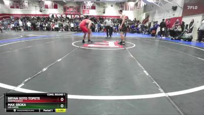 175 lbs Cons. Round 1 - Bryan Soto Topete, Independence vs Max Sroka, Los Gatos