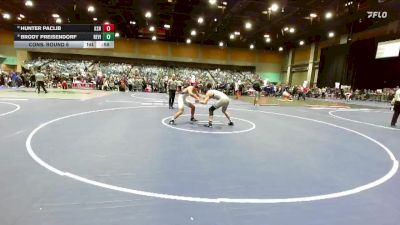 165 lbs Cons. Round 6 - Brody Preisendorf, Redwood -Visalia vs Hunter Paclib, Kamehameha