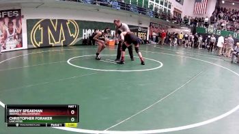 106 lbs Cons. Round 1 - Christopher Foraker, Lancaster vs Brady Speakman, Westfall (Williamsport)