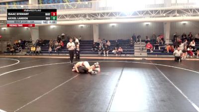 125 lbs Cons. Round 2 - Axxel Landon, Iowa Western Community College vs Isaac Stewart, Mary