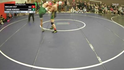 175 lbs Champ. Round 1 - Augie Hurtado, Edmonds-Woodway vs Maclain Culp, West Linn