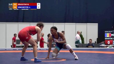 55 kg Semifinal - Jacarra Winchester, USA vs Mariana Dragutan, MDA