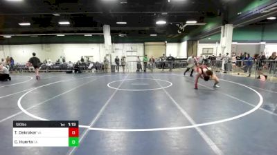 120 lbs Round Of 16 - Tyler Dekraker, VA vs Chris Huerta, CA