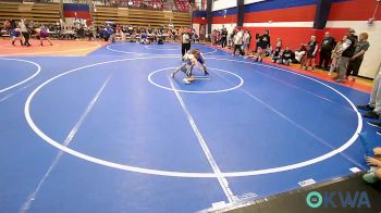 98 lbs Rr Rnd 1 - Jacob Collier, Cushing Tigers vs Garrison Huffman, Vinita Kids Wrestling