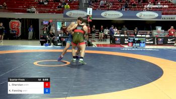 97 lbs Quarterfinal - Lucas Sheridan, Army (WCAP) vs Keaton Fanning, Unattached