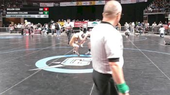 5A 150 lbs Cons. Round 1 - Benjamin Collins, Farmington vs Dillon Cox, Cibola