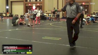 125 lbs Finals (8 Team) - JUSTIN MARCELLO, Elite Wrestling Black vs Jamison Devlin, Revival Gray