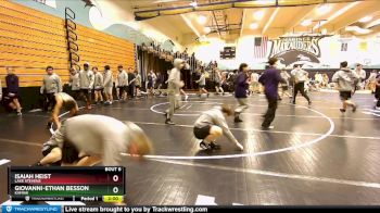 126 lbs Champ. Round 1 - Isaiah Heist, Lake Stevens vs Giovanni-Ethan Besson, Kamiak