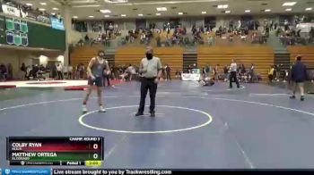 145 lbs Champ. Round 3 - Matthew Ortega, El Dorado vs Colby Ryan, Kellis