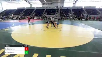 109 lbs Quarterfinal - Kim Castro, Pounders WC vs Genesis Cejudo, Valiant College Prep