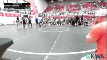 52 lbs Consi Of 8 #2 - Maverick Meadows, Tuttle Wrestling vs Knox Kincaid, Cowboy Wrestling Club