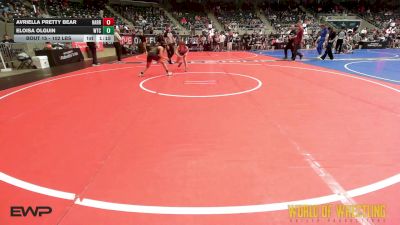 102 lbs Round Of 16 - Avriella Pretty Bear, Harrah Little League Wrestling vs Eloisa Olguin, WTC