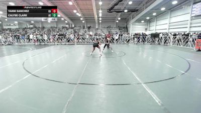 145 lbs Consi Of 16 #2 - Yanni Sanchez, CA vs Calyse Clark, AK