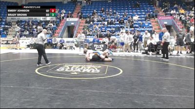 189 lbs Consy Rd I - Emery Johnson, Reynolds vs Brady Brown, Derry Area