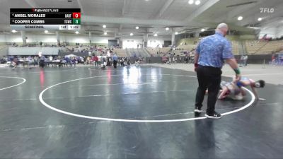 90 lbs Semifinal - Angel Morales, Grindhouse vs Cooper Combs, Elite Wrestling Academy