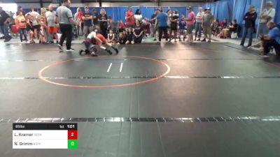 85 lbs Consolation - Lukas Kramer, Sepa vs Nate Grimm, No Off Season