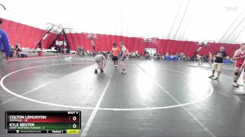 144 lbs Round 3 (6 Team) - Colton LeMunyon, Maysville vs Kyle Benter, LeRoy Panthers Maroon