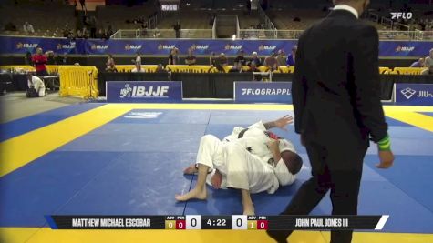 John Paul Jones III vs Matthew Michael Escobar 2026 Pan Jiu Jitsu IBJJF Championship