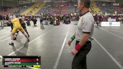 184 lbs Placement Matches (16 Team) - Guiseppe Hoose, Drexel vs Adrien Cramer, Central Michigan