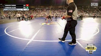 B3A-138 lbs Quarterfinal - Hudson Farris, Lincoln Christian vs Jameson Allen, Sperry