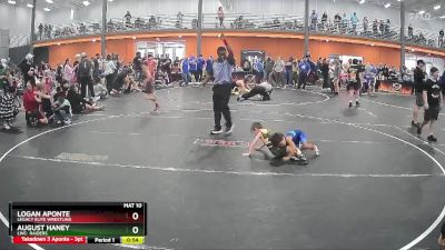 40 lbs Cons. Semi - August Haney, LWC: Raiders vs Logan Aponte, Legacy Elite Wrestling