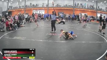 40 lbs Cons. Semi - August Haney, LWC: Raiders vs Logan Aponte, Legacy Elite Wrestling