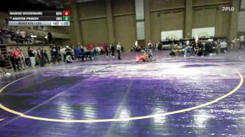 150 lbs Champ. Round 2 - Ashton Frison, Christian Brothers High School vs Mason Woodward, North Point