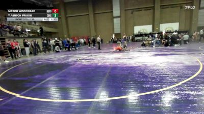 150 lbs Champ. Round 2 - Ashton Frison, Christian Brothers High School vs Mason Woodward, North Point